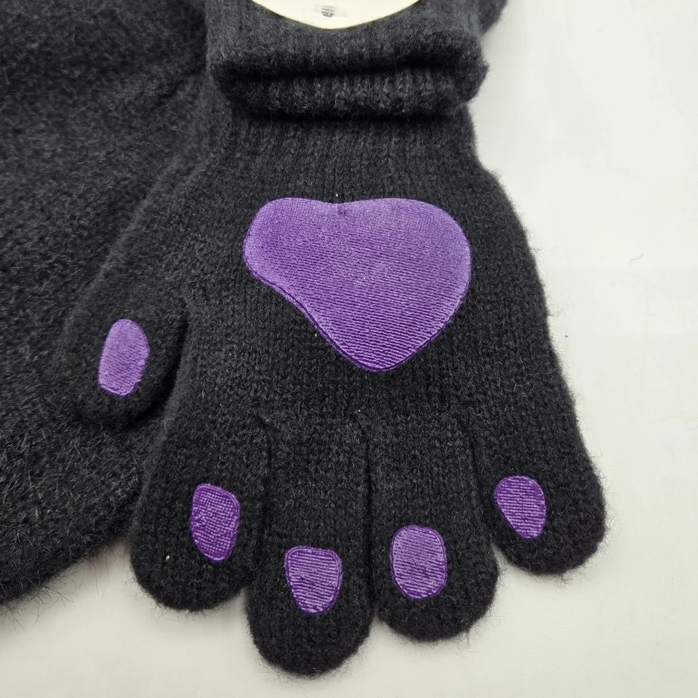Cat Costume Beanie and Gloves Kid's Costume Set